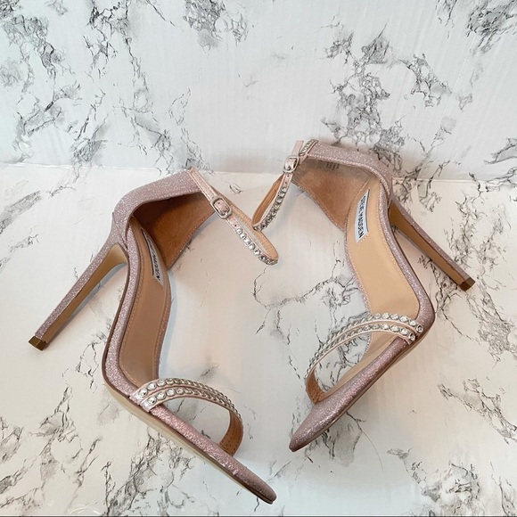 Steve Madden Collette Stiletto Pink Blush Glitter - Picture 5 of 11